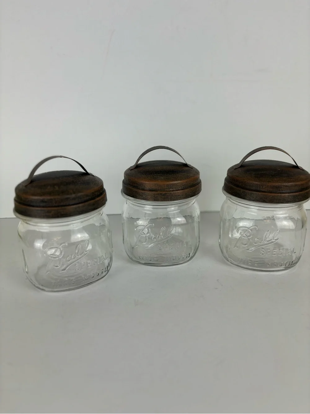 Wide Mouth Ball Special Jars with Decorative Lids